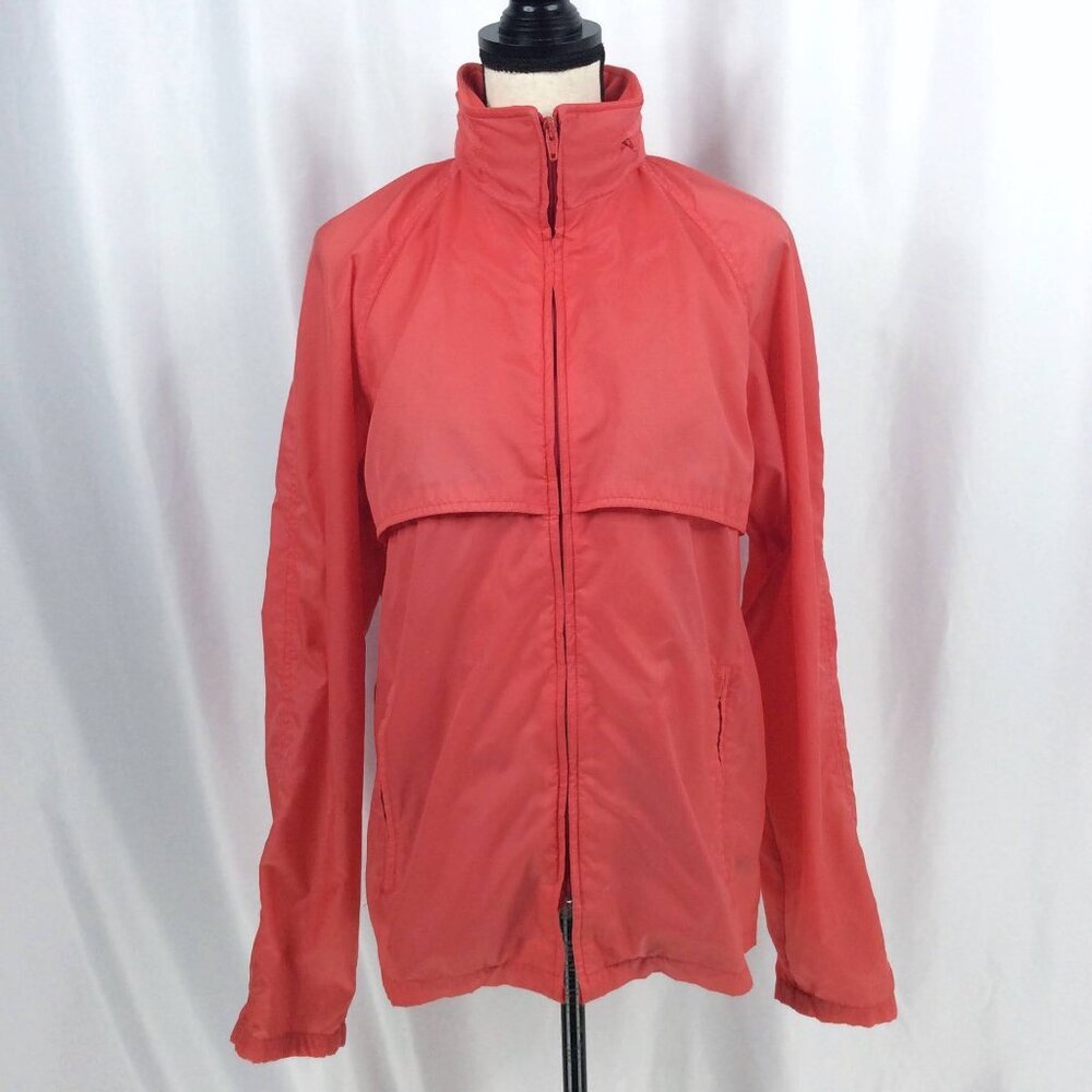 Saddlery Windbreaker Jacket Women's Size Small Convertible Hooded Waterproof